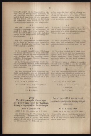 Verordnungsblatt des Reichsprotektors in Böhmen und Mähren: = Věstník nařízení Reichsprotektora in Böhmen und Mähren 19400226 Seite: 4