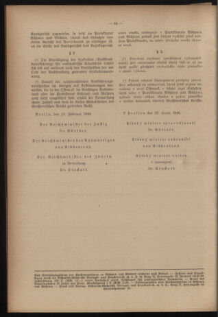 Verordnungsblatt des Reichsprotektors in Böhmen und Mähren: = Věstník nařízení Reichsprotektora in Böhmen und Mähren 19400316 Seite: 4