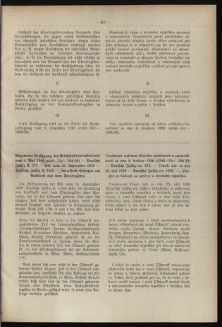 Verordnungsblatt des Reichsprotektors in Böhmen und Mähren: = Věstník nařízení Reichsprotektora in Böhmen und Mähren 19400711 Seite: 5