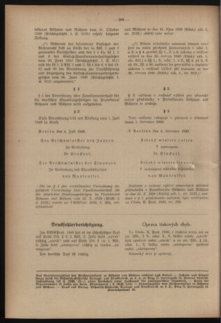 Verordnungsblatt des Reichsprotektors in Böhmen und Mähren: = Věstník nařízení Reichsprotektora in Böhmen und Mähren 19400717 Seite: 16