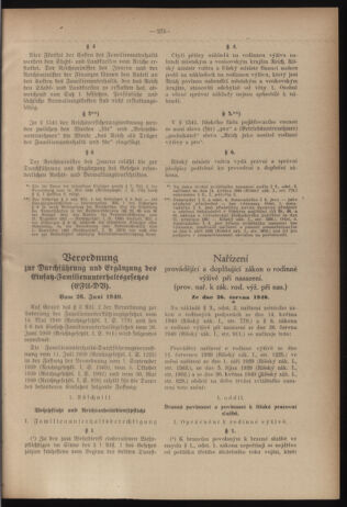 Verordnungsblatt des Reichsprotektors in Böhmen und Mähren: = Věstník nařízení Reichsprotektora in Böhmen und Mähren 19400717 Seite: 3