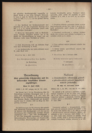 Verordnungsblatt des Reichsprotektors in Böhmen und Mähren: = Věstník nařízení Reichsprotektora in Böhmen und Mähren 19400806 Seite: 8