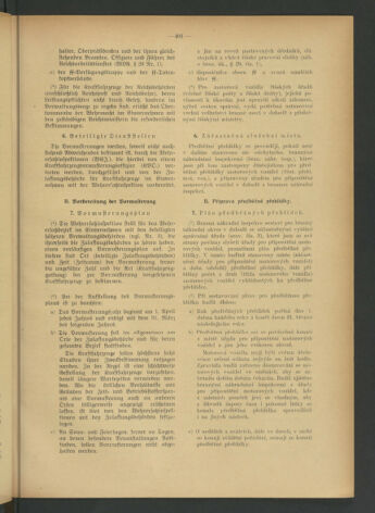 Verordnungsblatt des Reichsprotektors in Böhmen und Mähren: = Věstník nařízení Reichsprotektora in Böhmen und Mähren 19400824 Seite: 33