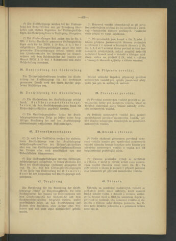 Verordnungsblatt des Reichsprotektors in Böhmen und Mähren: = Věstník nařízení Reichsprotektora in Böhmen und Mähren 19400824 Seite: 41