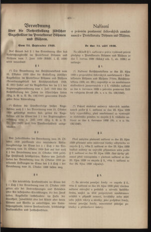 Verordnungsblatt des Reichsprotektors in Böhmen und Mähren: = Věstník nařízení Reichsprotektora in Böhmen und Mähren 19400925 Seite: 3