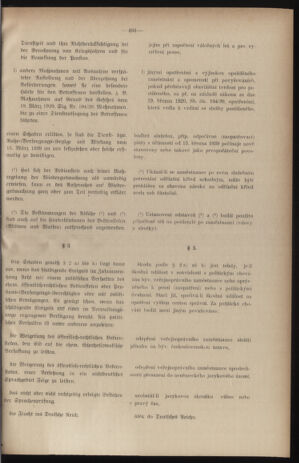 Verordnungsblatt des Reichsprotektors in Böhmen und Mähren: = Věstník nařízení Reichsprotektora in Böhmen und Mähren 19401002 Seite: 3