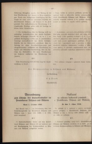 Verordnungsblatt des Reichsprotektors in Böhmen und Mähren: = Věstník nařízení Reichsprotektora in Böhmen und Mähren 19401002 Seite: 6