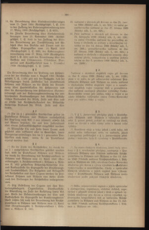 Verordnungsblatt des Reichsprotektors in Böhmen und Mähren: = Věstník nařízení Reichsprotektora in Böhmen und Mähren 19401025 Seite: 13