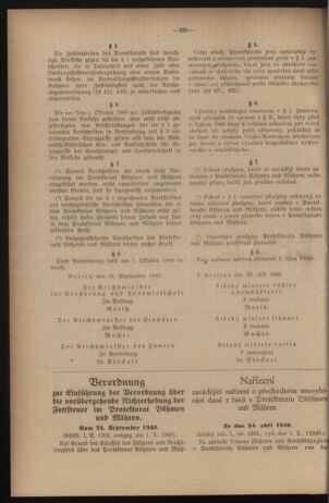 Verordnungsblatt des Reichsprotektors in Böhmen und Mähren: = Věstník nařízení Reichsprotektora in Böhmen und Mähren 19401025 Seite: 14