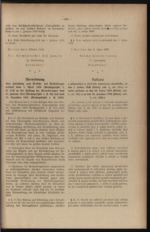 Verordnungsblatt des Reichsprotektors in Böhmen und Mähren: = Věstník nařízení Reichsprotektora in Böhmen und Mähren 19401230 Seite: 15