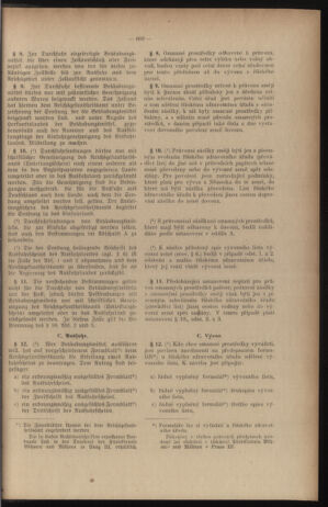 Verordnungsblatt des Reichsprotektors in Böhmen und Mähren: = Věstník nařízení Reichsprotektora in Böhmen und Mähren 19401230 Seite: 19