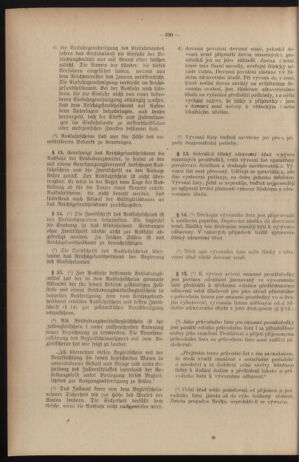 Verordnungsblatt des Reichsprotektors in Böhmen und Mähren: = Věstník nařízení Reichsprotektora in Böhmen und Mähren 19401230 Seite: 20