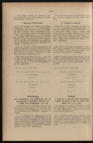 Verordnungsblatt des Reichsprotektors in Böhmen und Mähren: = Věstník nařízení Reichsprotektora in Böhmen und Mähren 19401230 Seite: 22