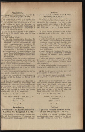 Verordnungsblatt des Reichsprotektors in Böhmen und Mähren: = Věstník nařízení Reichsprotektora in Böhmen und Mähren 19401230 Seite: 43