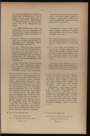 Verordnungsblatt des Reichsprotektors in Böhmen und Mähren: = Věstník nařízení Reichsprotektora in Böhmen und Mähren 19410214 Seite: 3