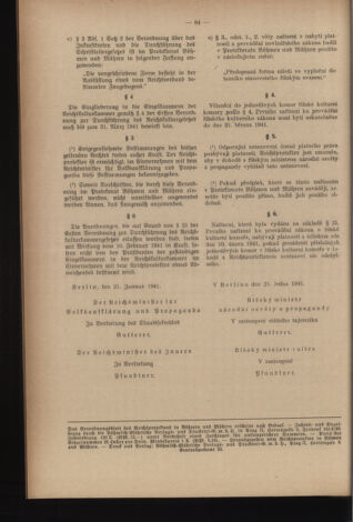 Verordnungsblatt des Reichsprotektors in Böhmen und Mähren: = Věstník nařízení Reichsprotektora in Böhmen und Mähren 19410301 Seite: 12