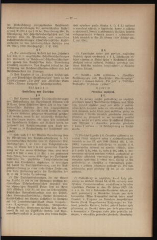 Verordnungsblatt des Reichsprotektors in Böhmen und Mähren: = Věstník nařízení Reichsprotektora in Böhmen und Mähren 19410301 Seite: 5