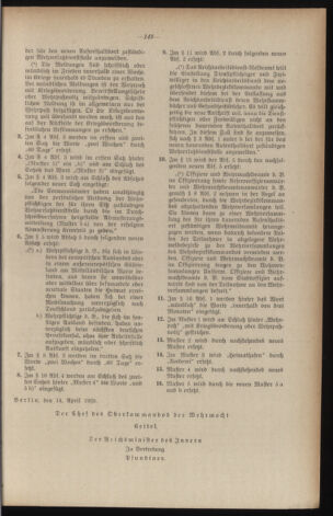 Verordnungsblatt des Reichsprotektors in Böhmen und Mähren: = Věstník nařízení Reichsprotektora in Böhmen und Mähren 19410314 Seite: 205