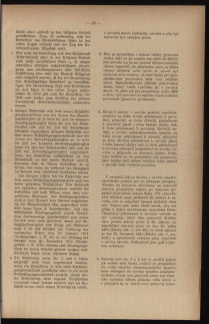 Verordnungsblatt des Reichsprotektors in Böhmen und Mähren: = Věstník nařízení Reichsprotektora in Böhmen und Mähren 19410314 Seite: 21