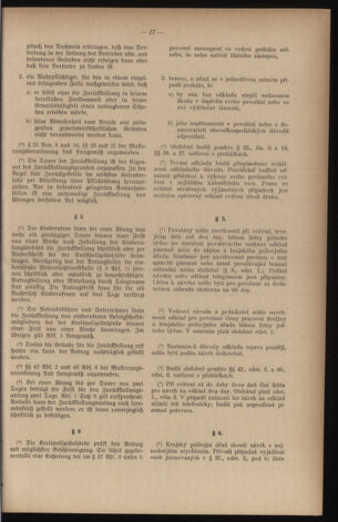 Verordnungsblatt des Reichsprotektors in Böhmen und Mähren: = Věstník nařízení Reichsprotektora in Böhmen und Mähren 19410314 Seite: 25