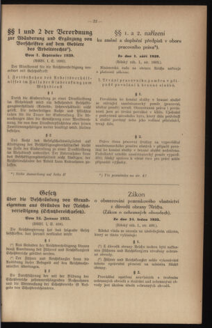 Verordnungsblatt des Reichsprotektors in Böhmen und Mähren: = Věstník nařízení Reichsprotektora in Böhmen und Mähren 19410314 Seite: 31