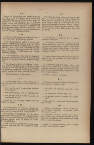 Verordnungsblatt des Reichsprotektors in Böhmen und Mähren: = Věstník nařízení Reichsprotektora in Böhmen und Mähren 19410314 Seite: 33