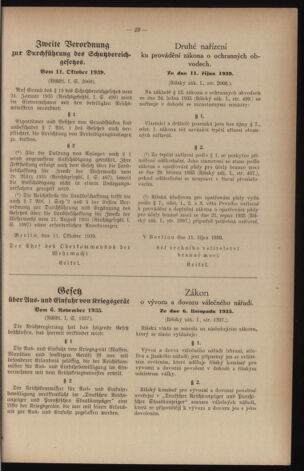 Verordnungsblatt des Reichsprotektors in Böhmen und Mähren: = Věstník nařízení Reichsprotektora in Böhmen und Mähren 19410314 Seite: 37