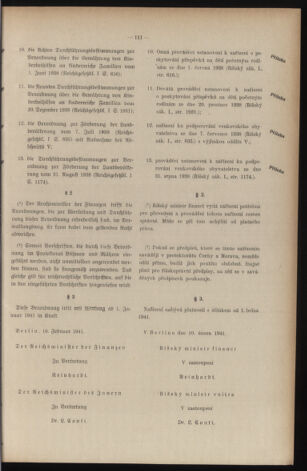 Verordnungsblatt des Reichsprotektors in Böhmen und Mähren: = Věstník nařízení Reichsprotektora in Böhmen und Mähren 19410401 Seite: 3