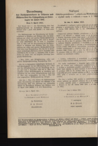 Verordnungsblatt des Reichsprotektors in Böhmen und Mähren: = Věstník nařízení Reichsprotektora in Böhmen und Mähren 19410405 Seite: 4