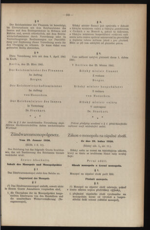 Verordnungsblatt des Reichsprotektors in Böhmen und Mähren: = Věstník nařízení Reichsprotektora in Böhmen und Mähren 19410426 Seite: 3