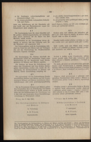 Verordnungsblatt des Reichsprotektors in Böhmen und Mähren: = Věstník nařízení Reichsprotektora in Böhmen und Mähren 19410510 Seite: 4