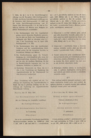 Verordnungsblatt des Reichsprotektors in Böhmen und Mähren: = Věstník nařízení Reichsprotektora in Böhmen und Mähren 19410513 Seite: 2