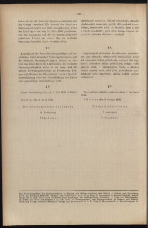 Verordnungsblatt des Reichsprotektors in Böhmen und Mähren: = Věstník nařízení Reichsprotektora in Böhmen und Mähren 19410618 Seite: 10