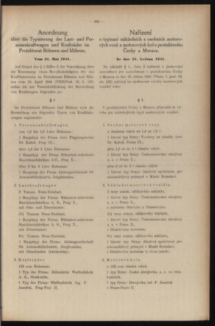 Verordnungsblatt des Reichsprotektors in Böhmen und Mähren: = Věstník nařízení Reichsprotektora in Böhmen und Mähren 19410618 Seite: 7