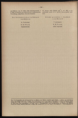 Verordnungsblatt des Reichsprotektors in Böhmen und Mähren: = Věstník nařízení Reichsprotektora in Böhmen und Mähren 19410718 Seite: 10