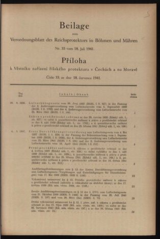 Verordnungsblatt des Reichsprotektors in Böhmen und Mähren: = Věstník nařízení Reichsprotektora in Böhmen und Mähren 19410718 Seite: 11