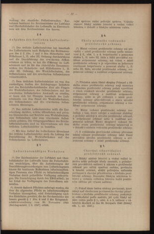 Verordnungsblatt des Reichsprotektors in Böhmen und Mähren: = Věstník nařízení Reichsprotektora in Böhmen und Mähren 19410718 Seite: 21