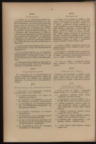 Verordnungsblatt des Reichsprotektors in Böhmen und Mähren: = Věstník nařízení Reichsprotektora in Böhmen und Mähren 19410718 Seite: 26