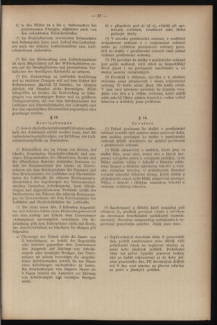 Verordnungsblatt des Reichsprotektors in Böhmen und Mähren: = Věstník nařízení Reichsprotektora in Böhmen und Mähren 19410718 Seite: 27