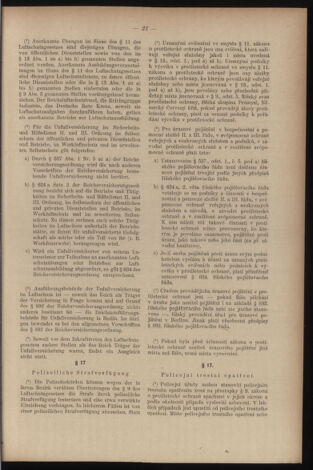 Verordnungsblatt des Reichsprotektors in Böhmen und Mähren: = Věstník nařízení Reichsprotektora in Böhmen und Mähren 19410718 Seite: 31