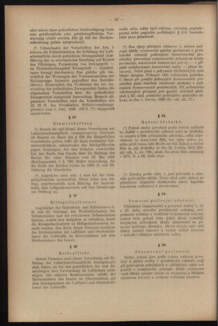 Verordnungsblatt des Reichsprotektors in Böhmen und Mähren: = Věstník nařízení Reichsprotektora in Böhmen und Mähren 19410718 Seite: 32