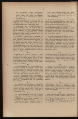 Verordnungsblatt des Reichsprotektors in Böhmen und Mähren: = Věstník nařízení Reichsprotektora in Böhmen und Mähren 19410718 Seite: 66