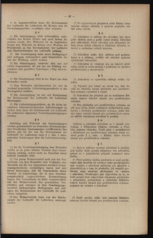 Verordnungsblatt des Reichsprotektors in Böhmen und Mähren: = Věstník nařízení Reichsprotektora in Böhmen und Mähren 19410718 Seite: 69