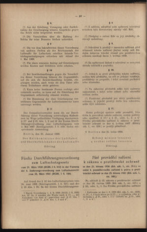 Verordnungsblatt des Reichsprotektors in Böhmen und Mähren: = Věstník nařízení Reichsprotektora in Böhmen und Mähren 19410718 Seite: 70