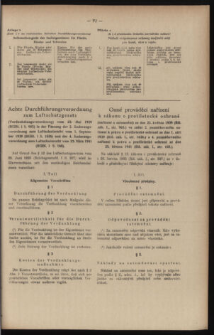 Verordnungsblatt des Reichsprotektors in Böhmen und Mähren: = Věstník nařízení Reichsprotektora in Böhmen und Mähren 19410718 Seite: 81