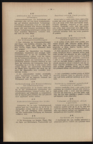 Verordnungsblatt des Reichsprotektors in Böhmen und Mähren: = Věstník nařízení Reichsprotektora in Böhmen und Mähren 19410718 Seite: 84