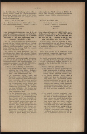 Verordnungsblatt des Reichsprotektors in Böhmen und Mähren: = Věstník nařízení Reichsprotektora in Böhmen und Mähren 19410718 Seite: 91