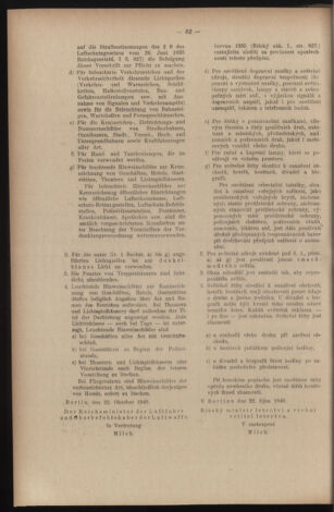 Verordnungsblatt des Reichsprotektors in Böhmen und Mähren: = Věstník nařízení Reichsprotektora in Böhmen und Mähren 19410718 Seite: 92