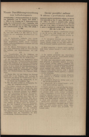 Verordnungsblatt des Reichsprotektors in Böhmen und Mähren: = Věstník nařízení Reichsprotektora in Böhmen und Mähren 19410718 Seite: 93