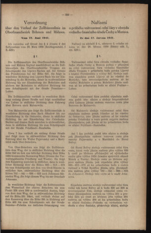 Verordnungsblatt des Reichsprotektors in Böhmen und Mähren: = Věstník nařízení Reichsprotektora in Böhmen und Mähren 19410725 Seite: 3